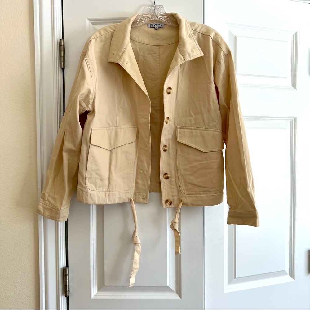 Cream Utility Jacket